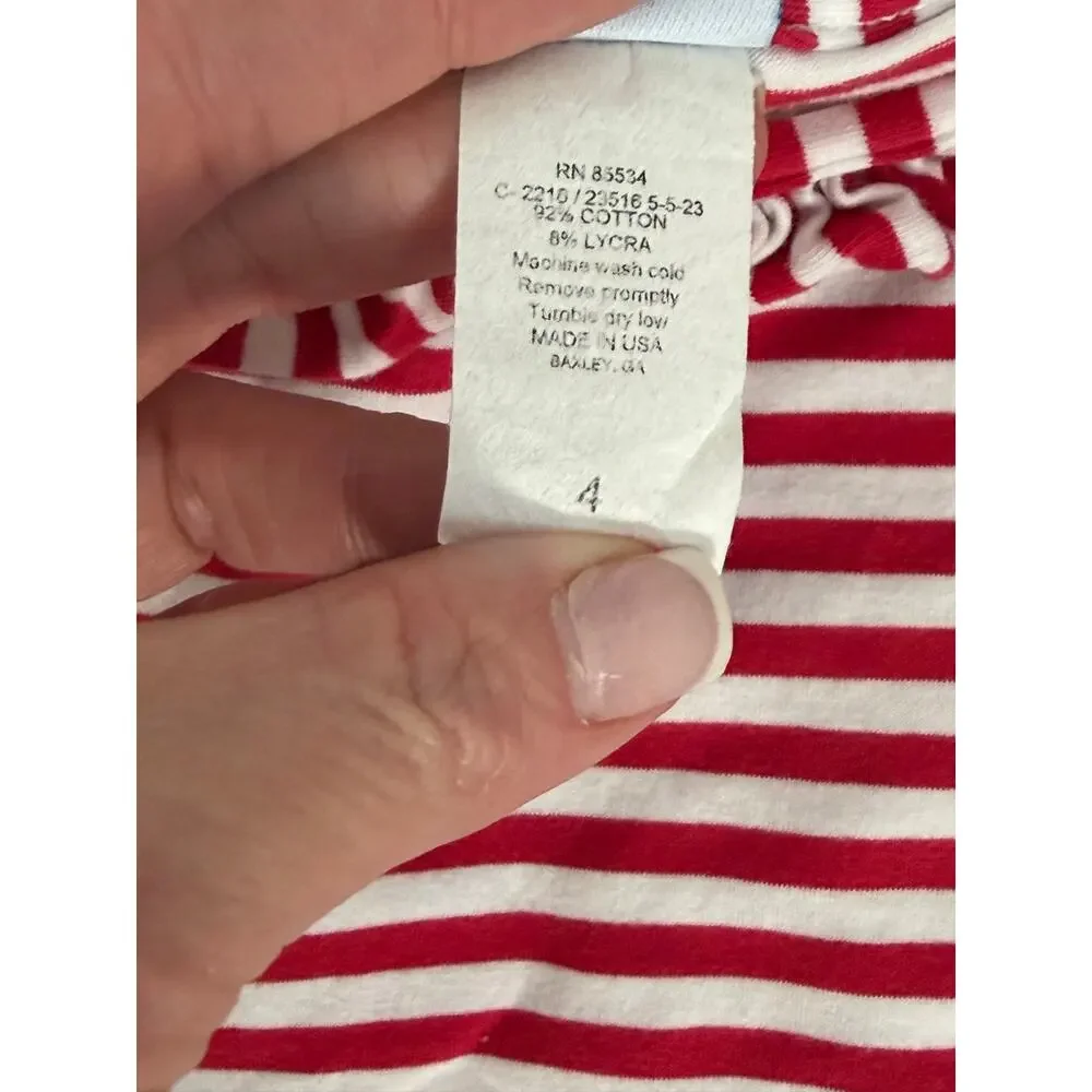 Bailey Boys Girl's 2pc Christmas outfit size 4